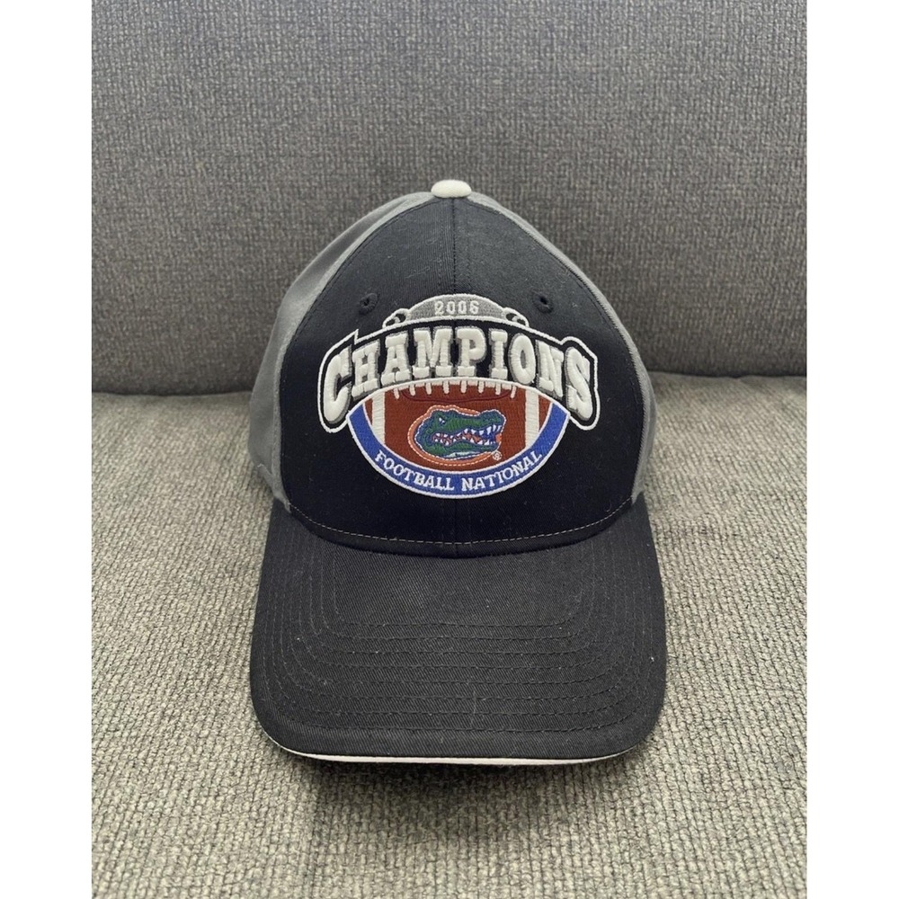Florida Gators Hat Cap Strap Back Black Champions 2006 NCAA Football Reebok